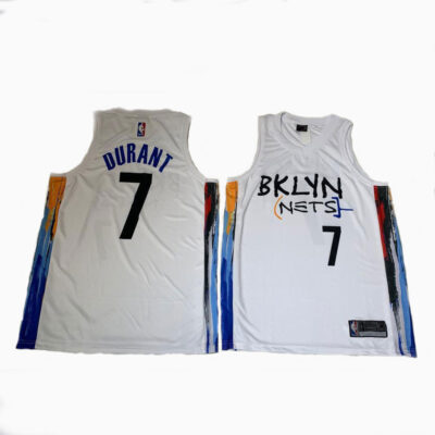 DURANT BROOKLYN NETS AΝΔΡΙΚΗ ΦΑΝΕΛΑ ΛΕΥΚΗ