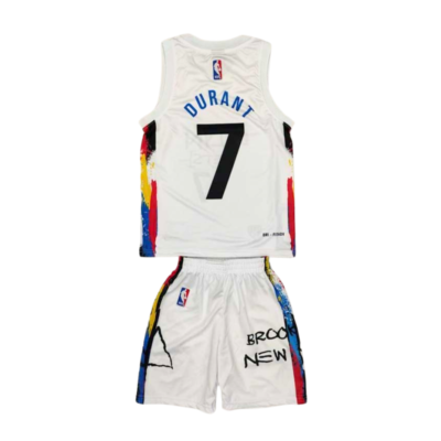 BLACK FRIDAY DURANT BROOKLYN NETS ΣΕΤ ΜΠΑΣΚΕΤ ΠΑΙΔΙΚO WHITE