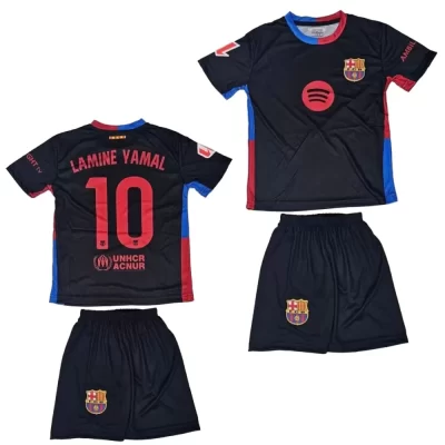 LAMIN YAMAL BARCELONA BLACK ΠΑΙΔΙΚΟ ΣΕΤ ΠΟΔΟΣΦΑΙΡΟΥ REPLICA