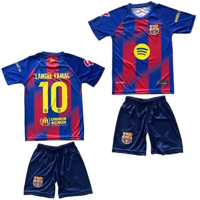 BARCELONA YAMIL YAMAL 2025-26 HOME ΣΕΤ ΠΟΔΟΣΦΑΙΡΟΥ ΠΑΙΔΙΚΟ REPLICA