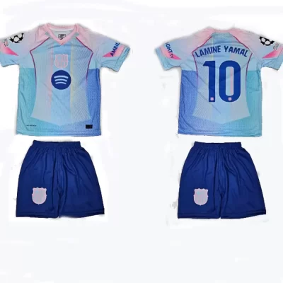 BARCELONA YAMIL YAMAL 2025-26 ΣΕΤ ΠΟΔΟΣΦΑΙΡΟΥ ΠΑΙΔΙΚΟ AWAY REPLICA