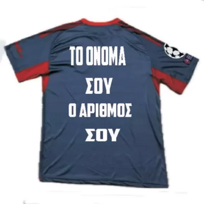 Το Ονομα σου και ο Αριθμός της επιλογης σου!! ΜΠΛΟΥΖΑ ΠΟΔΟΣΦΑΙΡΟΥ ΟΛΥΜΠΙΑΚΟΣ EUROPEAN AWAY 2025-2026