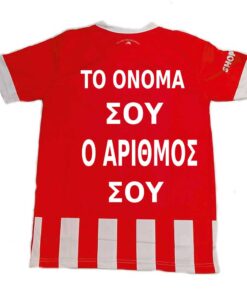 Το Ονομα σου και ο Αριθμός της επιλογης σου!! ΜΠΛΟΥΖΑ ΠΟΔΟΣΦΑΙΡΟΥ ΟΛΥΜΠΙΑΚΟΥ REPLIKA