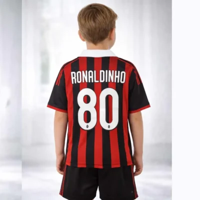 ΣΕΤ ΠΟΔΟΣΦΑΙΡΟΥ ΠΑΙΔΙΚΟ RONALDINHO MILAN VINTAGE