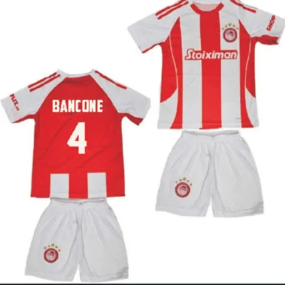 ΟΛΥΜΠΙΑΚΟΣ BANCONE ΠΑΙΔΙΚΟ ΣΕΤ ΠΟΔΟΣΦΑΙΡΟΥ 2025-26