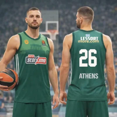 ΠΑΝΑΘΗΝΑΙΚΟΣ LESSORT AΝΔΡΙΚΗ ΦΑΝΕΛΑ ΜΠΑΣΚΕΤ