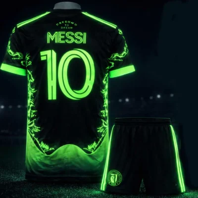 ΣΕΤ ΠΟΔΟΣΦΑΙΡΟΥ ΠΑΙΔΙΚΟ ΜΕΣΣΙ INTER MIAMI SPECIAL EDITION GLOW AT THE NIGHT